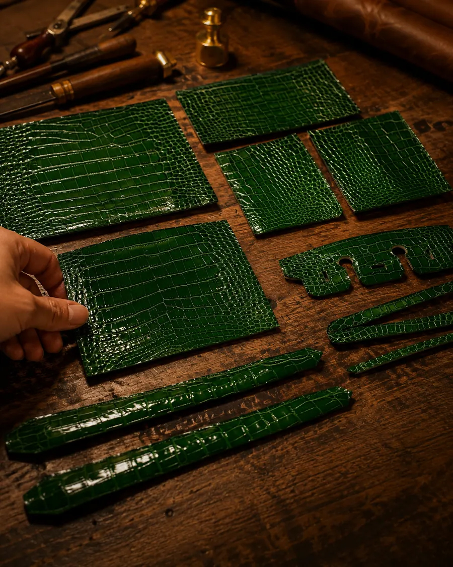 Leather cutting